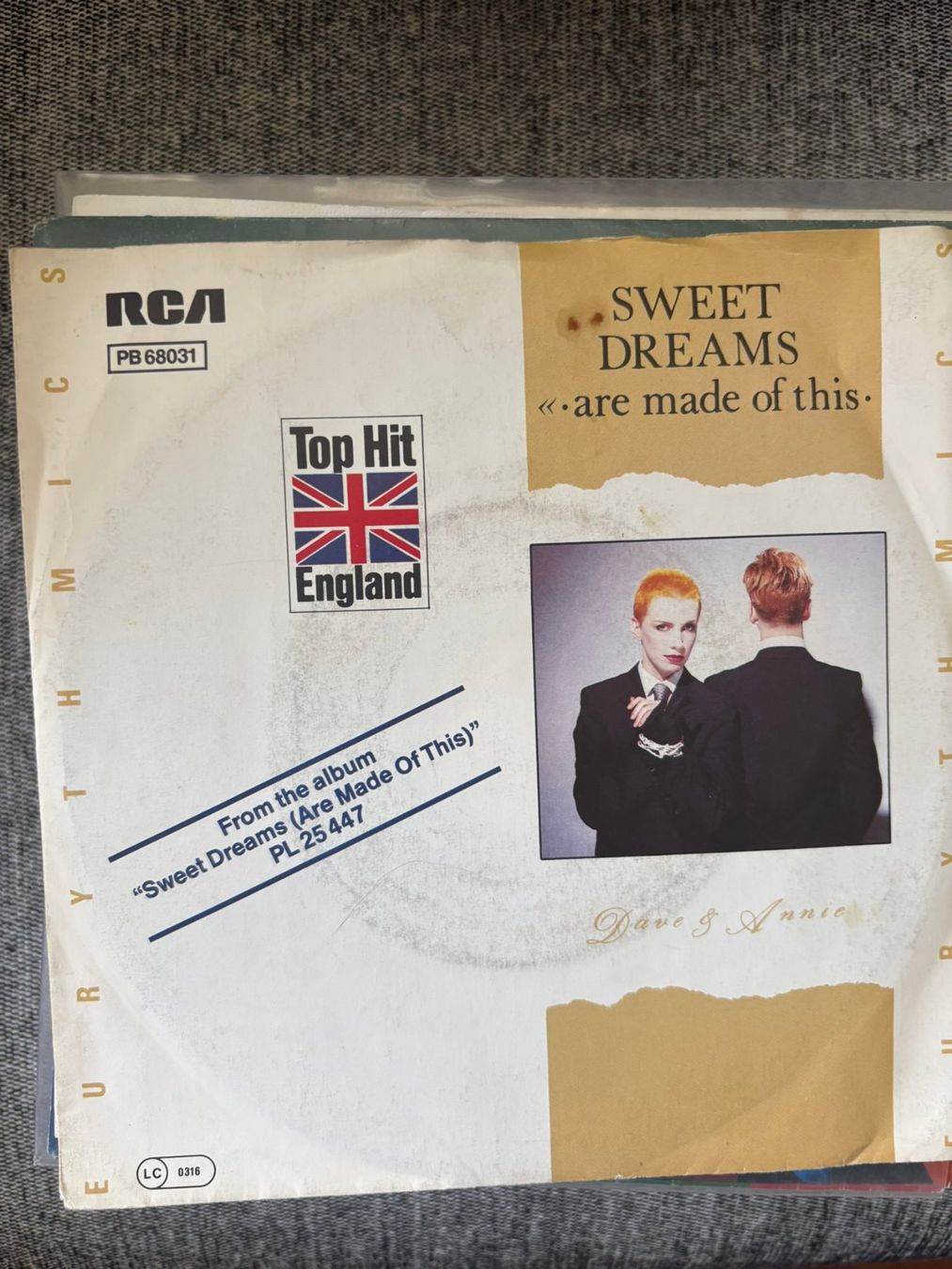 Dischi in vinile: Eurythmics - Sweet Dreams – Usato da Zofingen venduto da Bigron