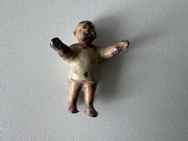 Baby (Blei-Guss) Stoddart, 20iger Jahre, Puppen-Krippenzubeh