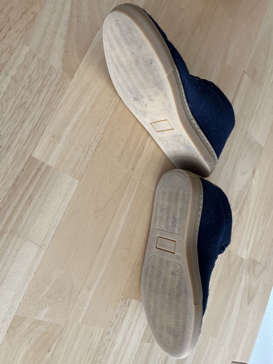 Scarpe da uomo: Baabuk bleu et brun – Nuovo (secondo la descrizione) da Mont-sur-Lausanne venduto da Pioutch 2