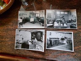 Alte Bernina Fotos Nähmaschinenfabrik ca. 1950 Rarität