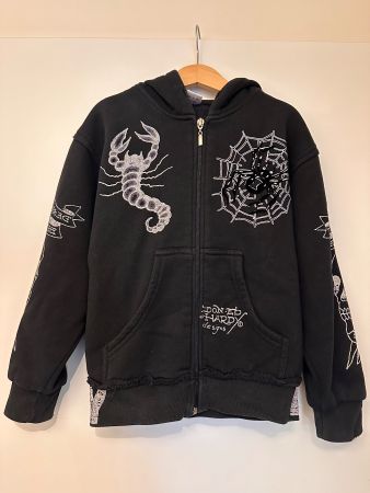 Ed Hardy Jacke Grösse 128 Skorpion Spinne