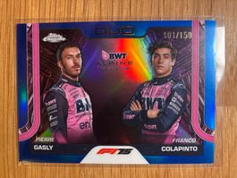 Topps Chrome F1 Pierre Gasly / Franco Colapinto /150