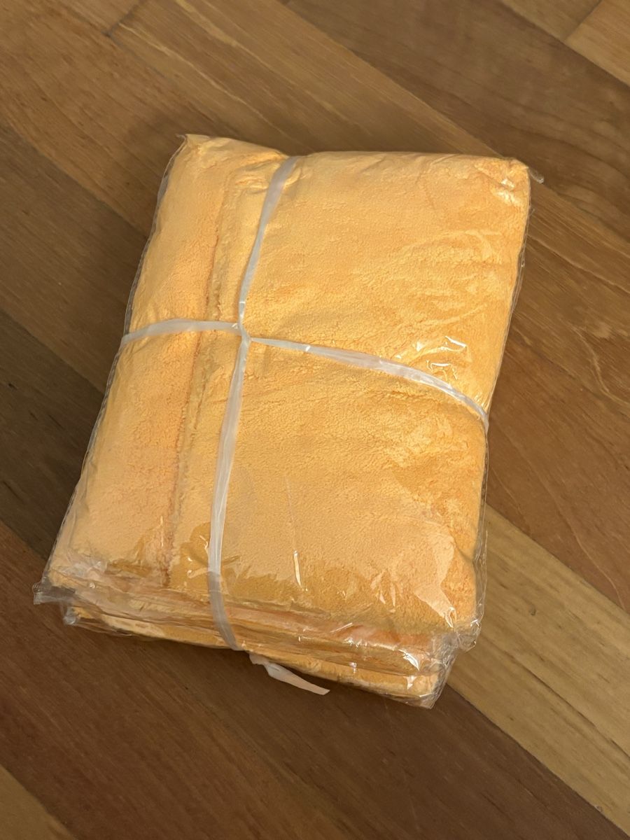 Pflegeprodukte: 3x Mikrofasertuch Motorrad / Auto orange – Neu und originalverpackt aus Langnau am Albis von man_zt2h 2
