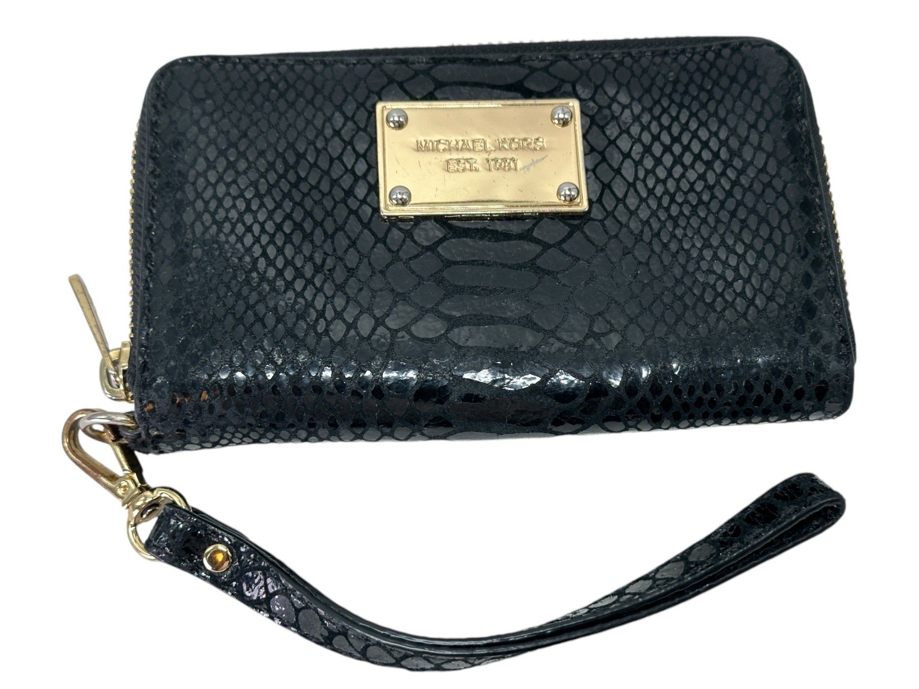 Michael Kors Portafogli: Portefeuille Michael Kors python noir – Usato da Morges venduto da vintix 6