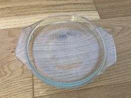 Glas Kuchenform, 17 cm Druchmesser, Top Zustand!