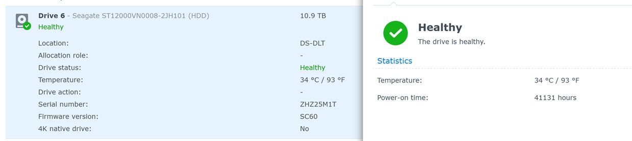 Seagate Dischi rigidi: Disk SATA 12Tb Seagate IronWolf - 41131 Stunden – Usato da Zürich venduto da Lock5151 3