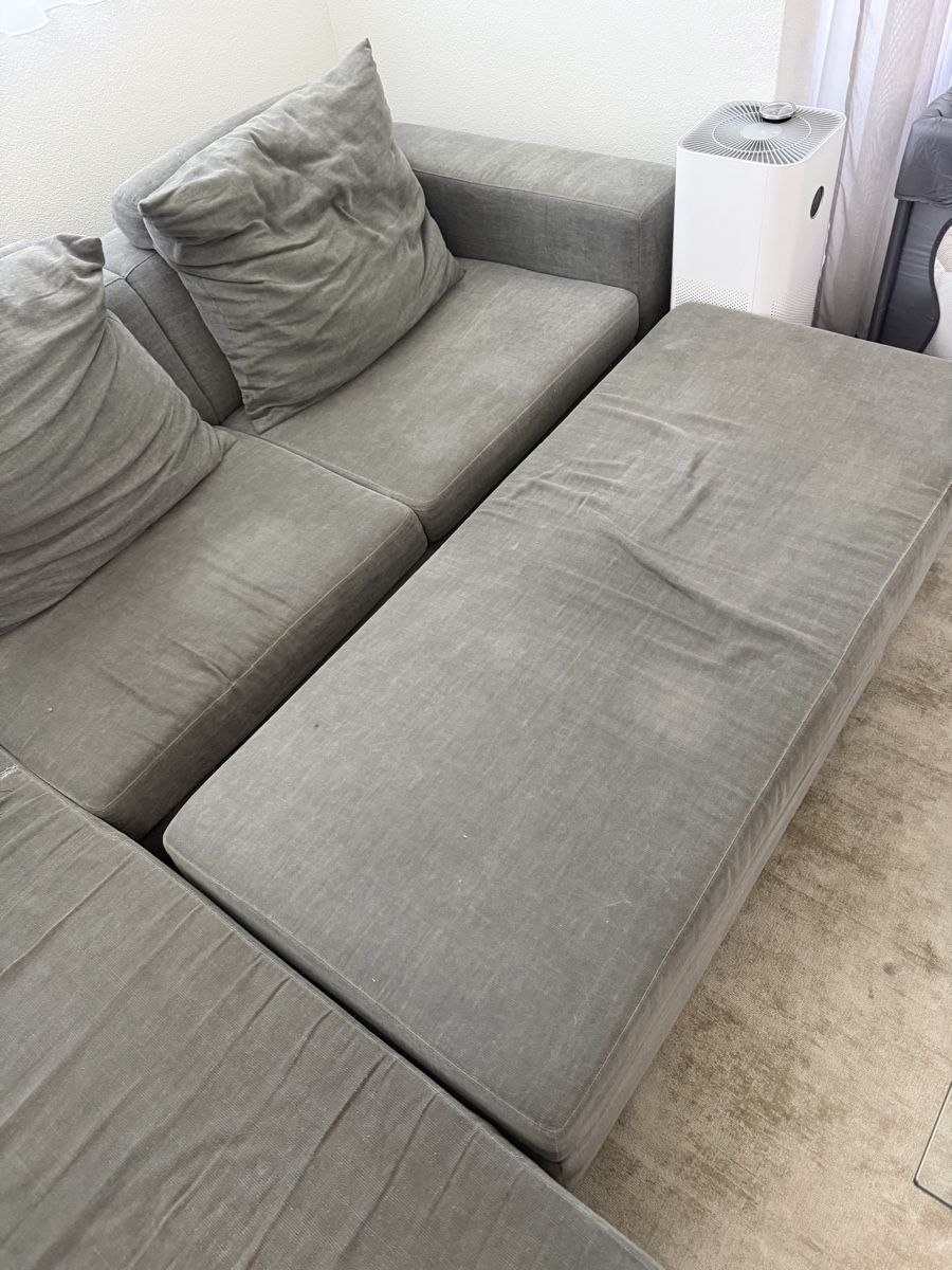 Divani: graues Sofa/Wohnlandschaft – Usato da Bellikon venduto da verenaMichel 1