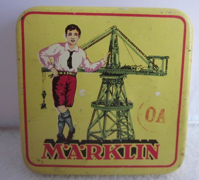 Dosen: Märklin Blechdose aus Baukasten OA – Gebraucht aus Bischofszell von Pfau0