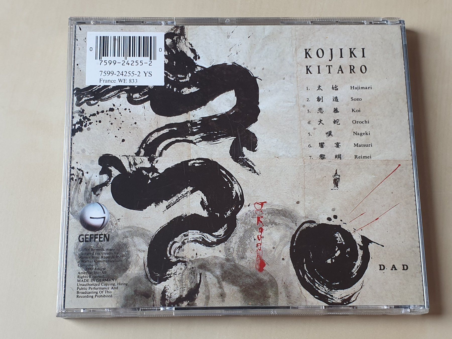 CD: Kitaro Kojiki – Usato da Stansstad venduto da collectorsshop 1