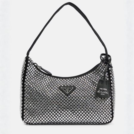Prada Tasche mit Kristallen, neuwertig