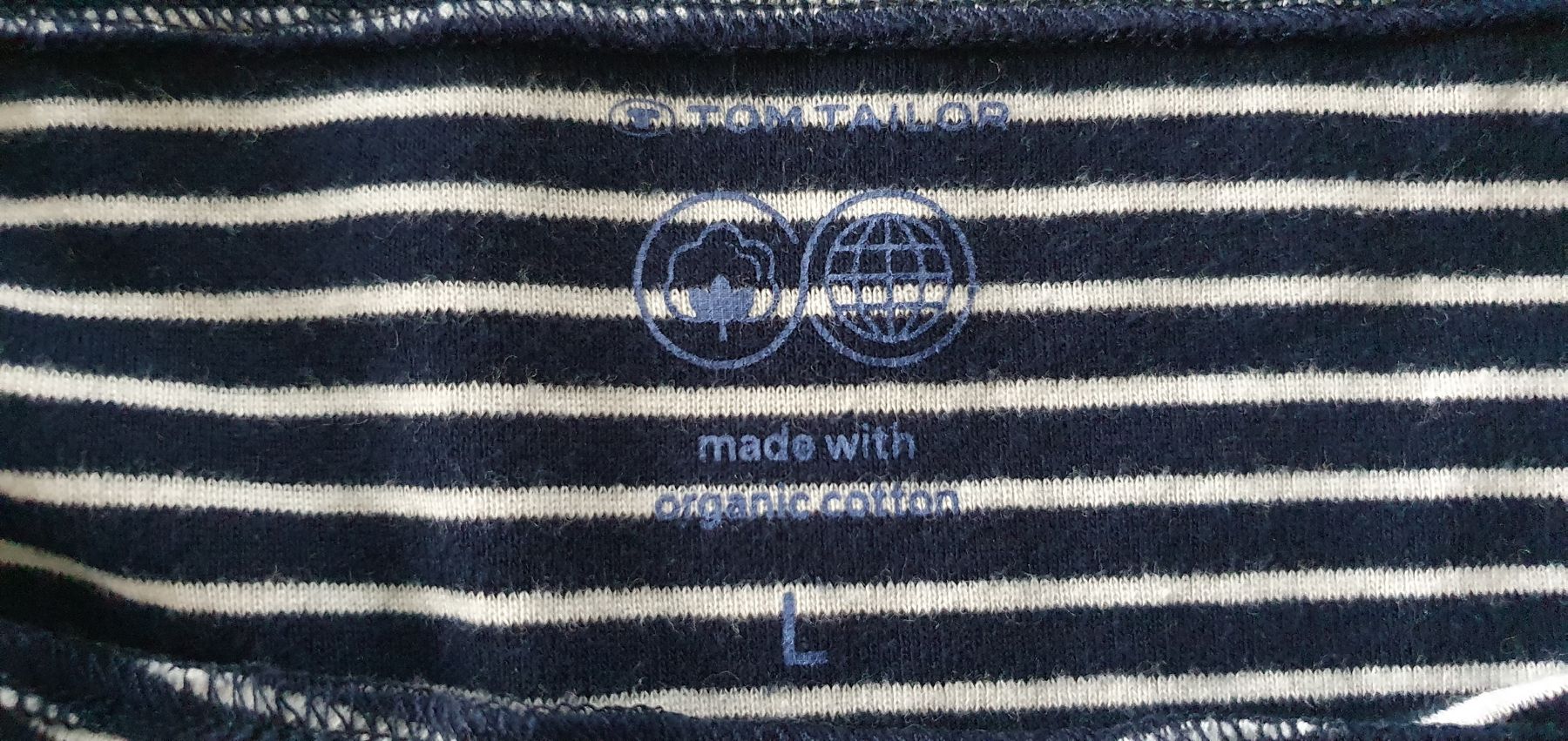 Tom Tailor T-shirt: Shirt "Tom Tailor" blau/weiss, Gr. L – Usato da Möriken AG venduto da Katze110 3