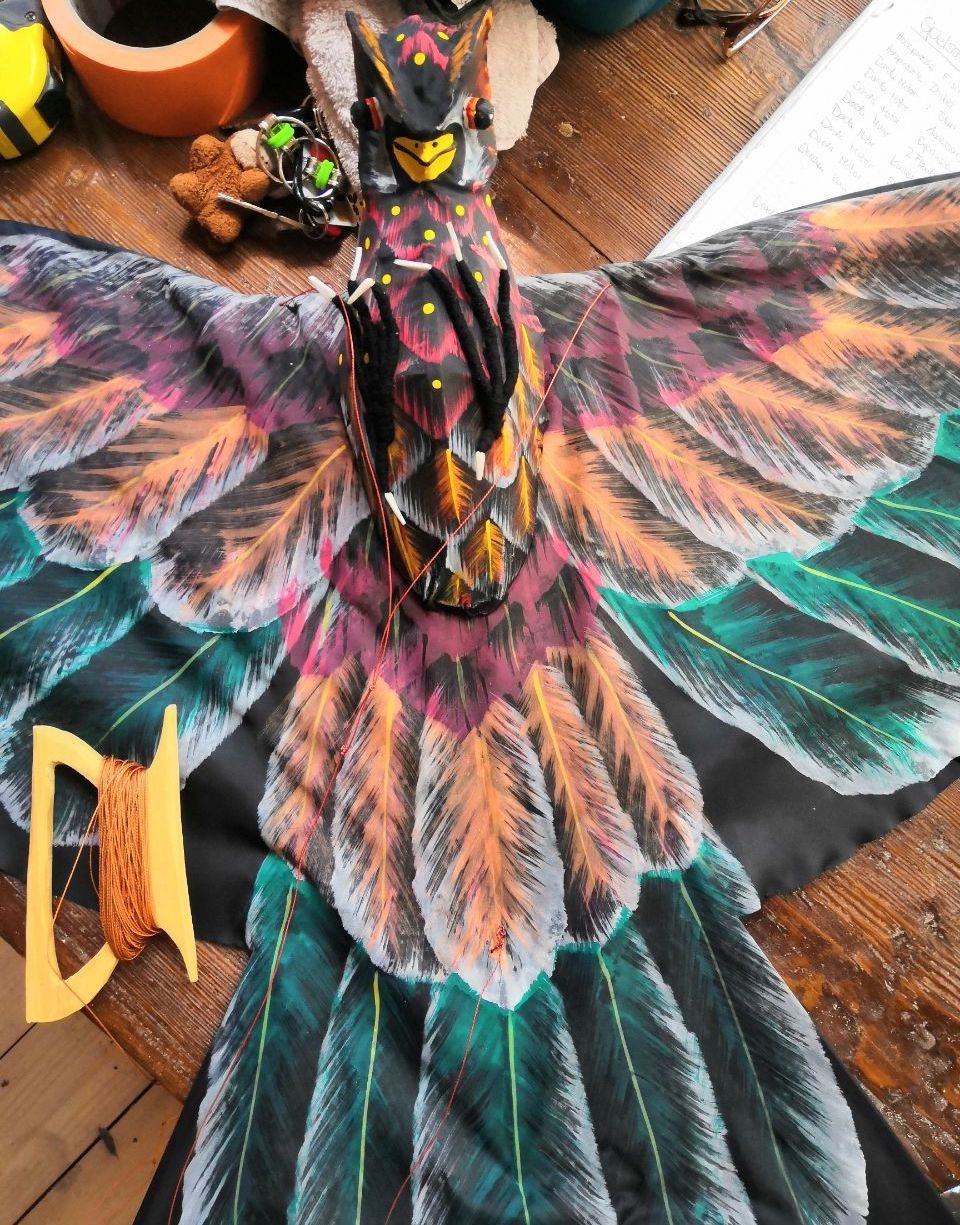 Spielzeuge: Drache handgemacht (Eule schwarz) – Neu (gemäss Beschreibung) aus Zürich von gemuesebouillon 1