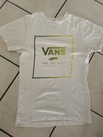 Vans T-Shirt weiss Slim Fit Gr. S guter Zustand