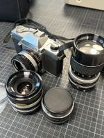 Topcon Uni Analogkamera mit 3 Objektiven analog Vintage