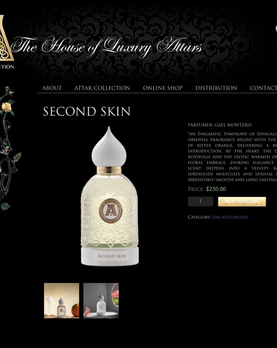 Parfums & Eau de Toilette: NICHE - EXDP Second Skin by Attar Collection (decant) – D'occasion à Genève par StaceyH 3