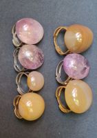 7 Stück Edelsteinringe Set, verstellbar