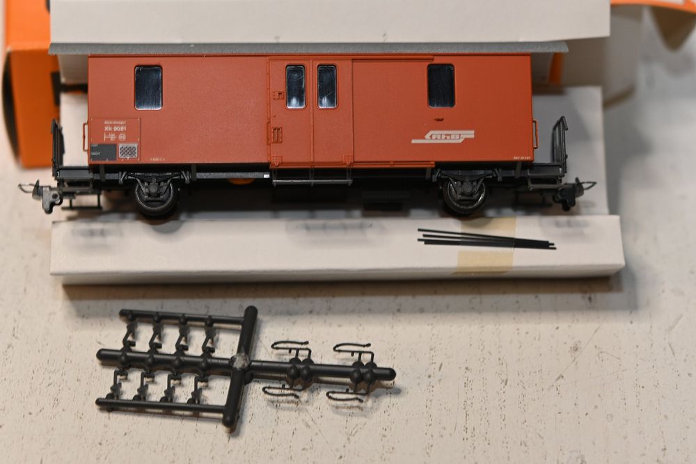 Bemo H0m 2262 RhB Kehrichtwagen X 9094 (Neu Und Originalverpackt) In - Foto 3