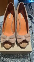 Geox Damen Keilabsatz Peep Toe Pumps, Gr. 40, Top Zustand!