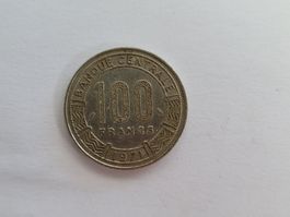 100 Francs 1971 Gabun
