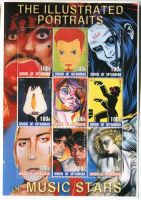 Block "Mick Jagger, Keith Richards, David Bowie, Madonna".