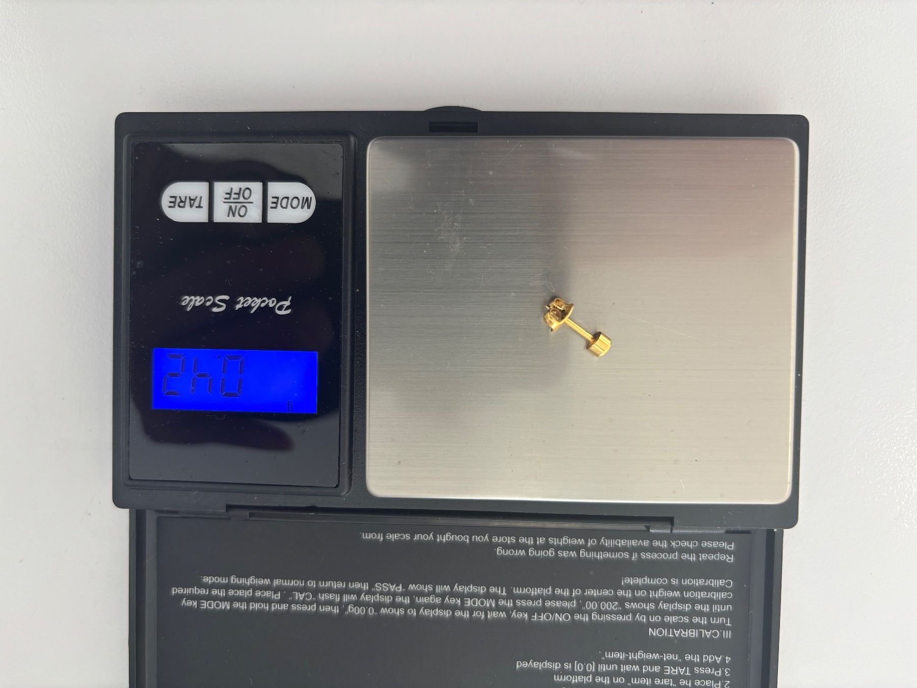Orecchini pendenti & Orecchini a lobo: Einzelner 18 Karat Gold Ohrstecker / Piercing – Usato da Zürich venduto da Almog 6