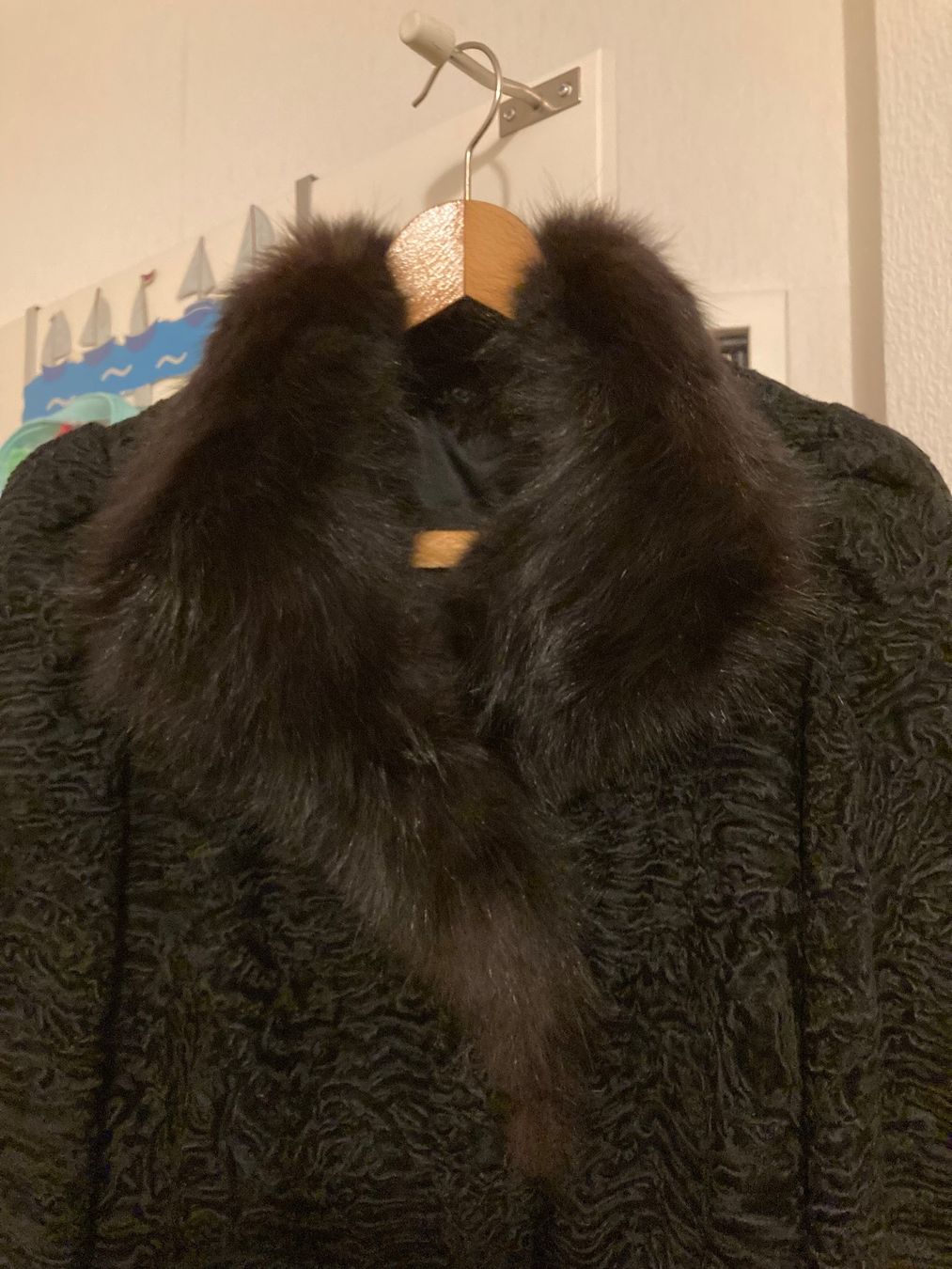 Cappotti: Manteau Astrakan Vintage – Usato da Plan-les-Ouates venduto da Namorona 1