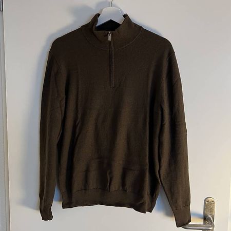Brauner Quarter Zip von Boggi Milano