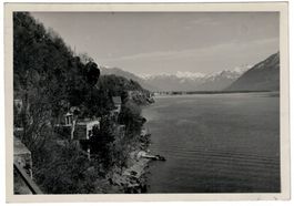 Villen am See bei Ascona, gelaufen 1934