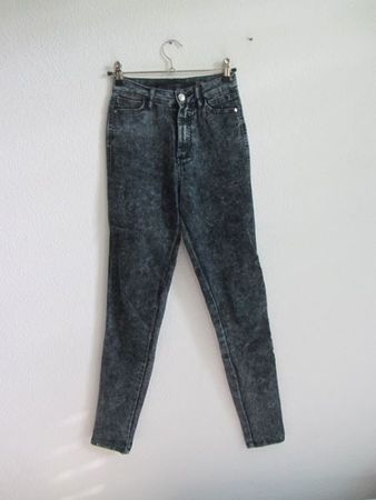 BERSHKA - Skinny High Waist Jeans XS