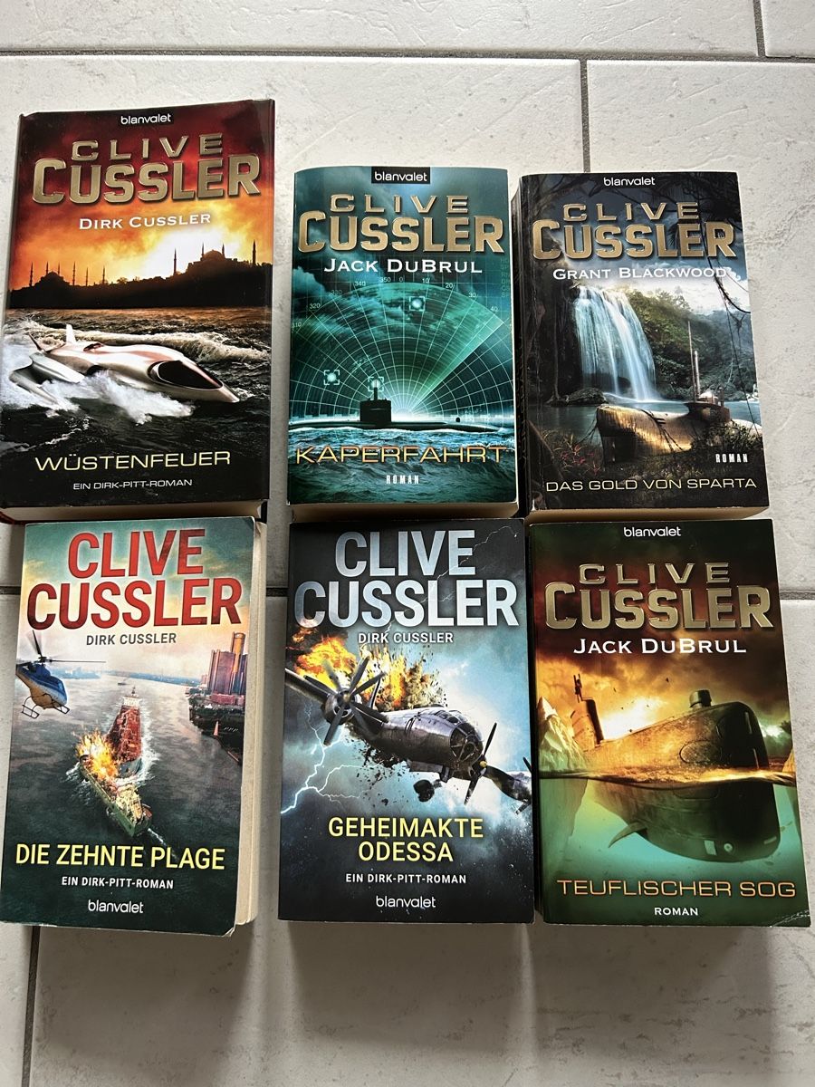 Bücher: Clive Cussler Romane – Gebraucht aus Waltenschwil von alfarumore