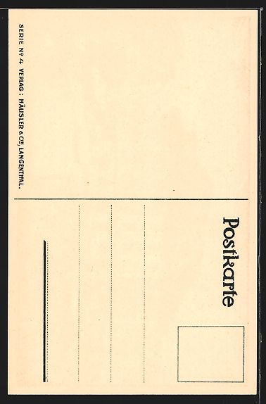 Cartes postales: Langenthal, Amthausgasse mit Bäumen – D'occasion à Berlin par bartko-reher 1