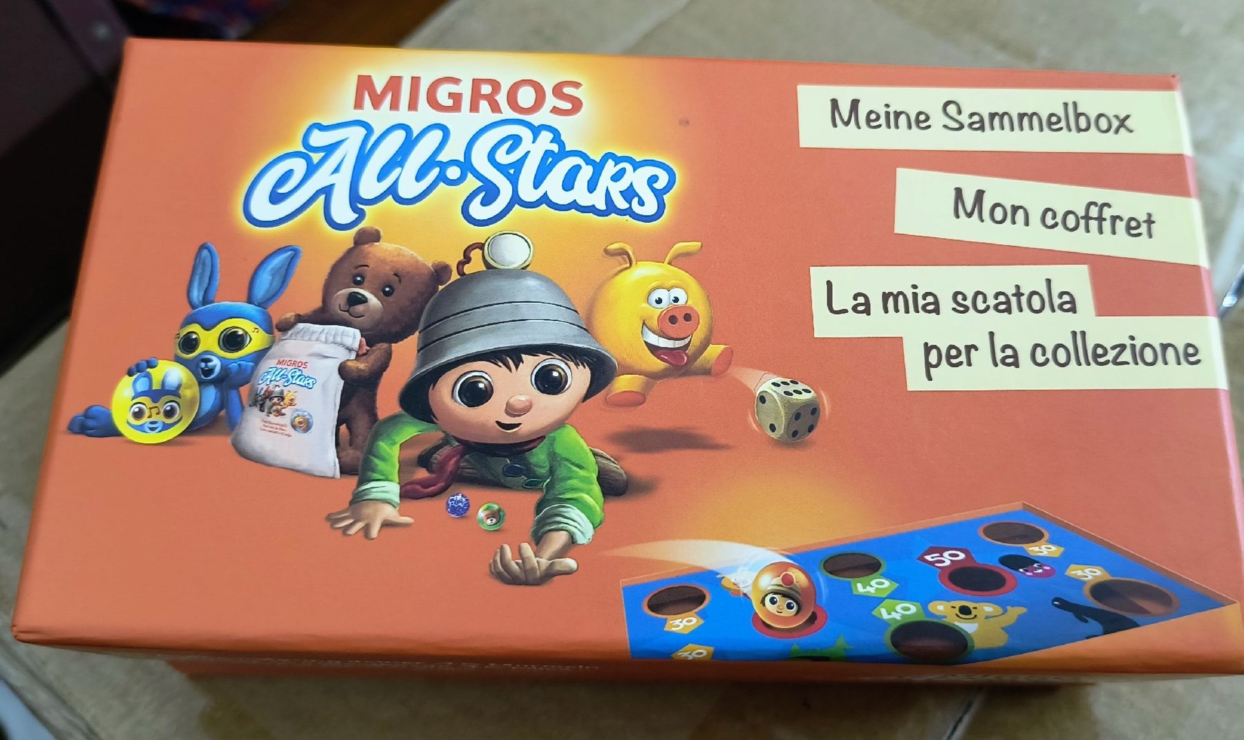 Migros Giochi: Migros All-Stars Sammelbox – Usato da Schöfflisdorf venduto da kin_2dp9