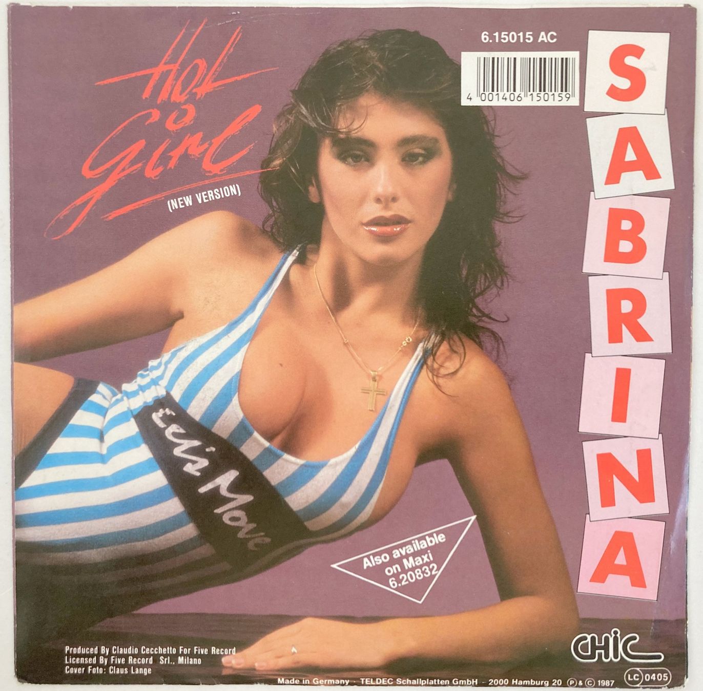 Schallplatten: SABRINA - HOT GIRL – Gebraucht aus Bottens von hotter-than-hell 1