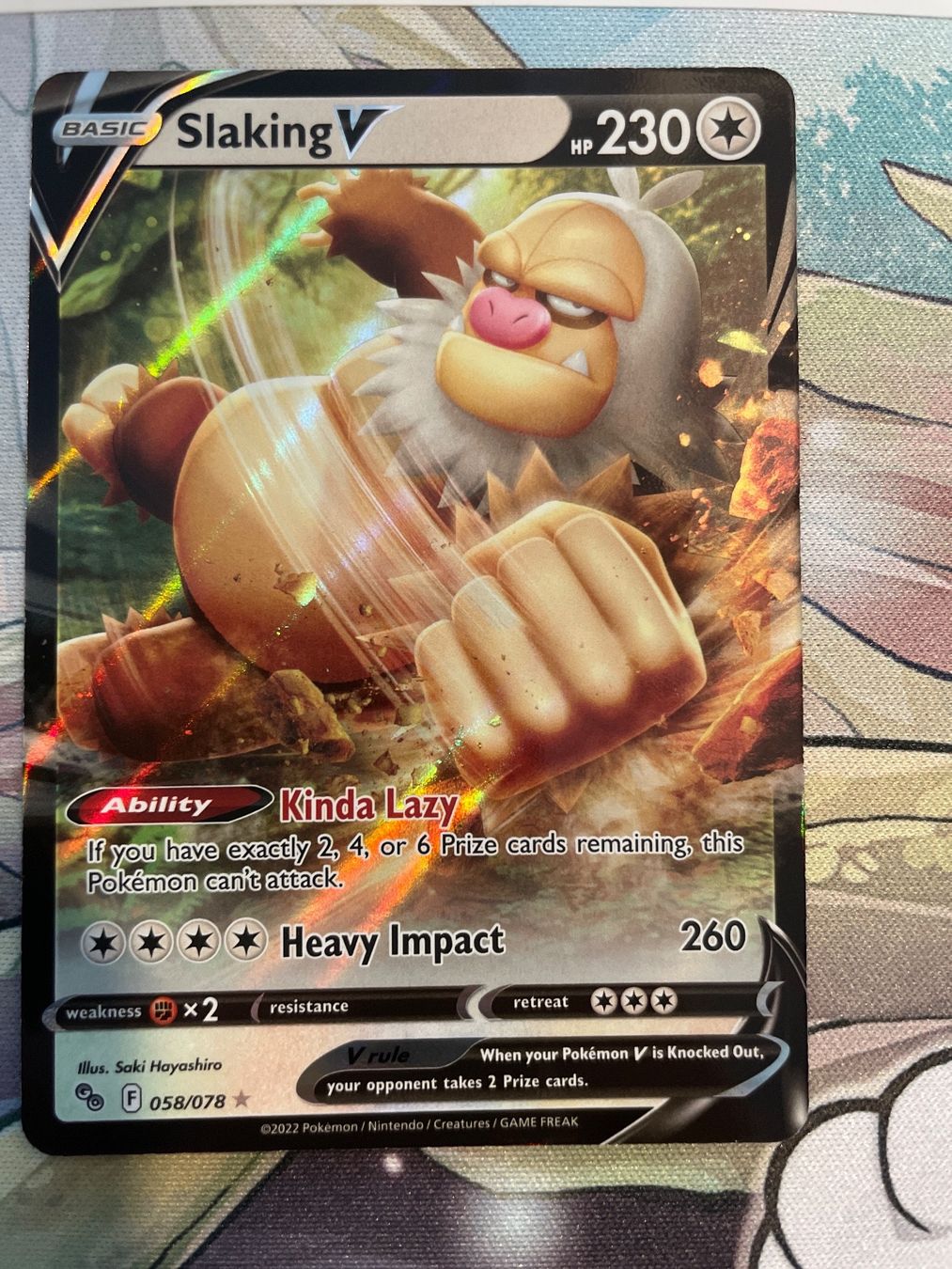 Pokémon Carte collezionabili: 058/078 SlakingV Pokemon Go En – Usato da Niederweningen venduto da rimicanardo 1