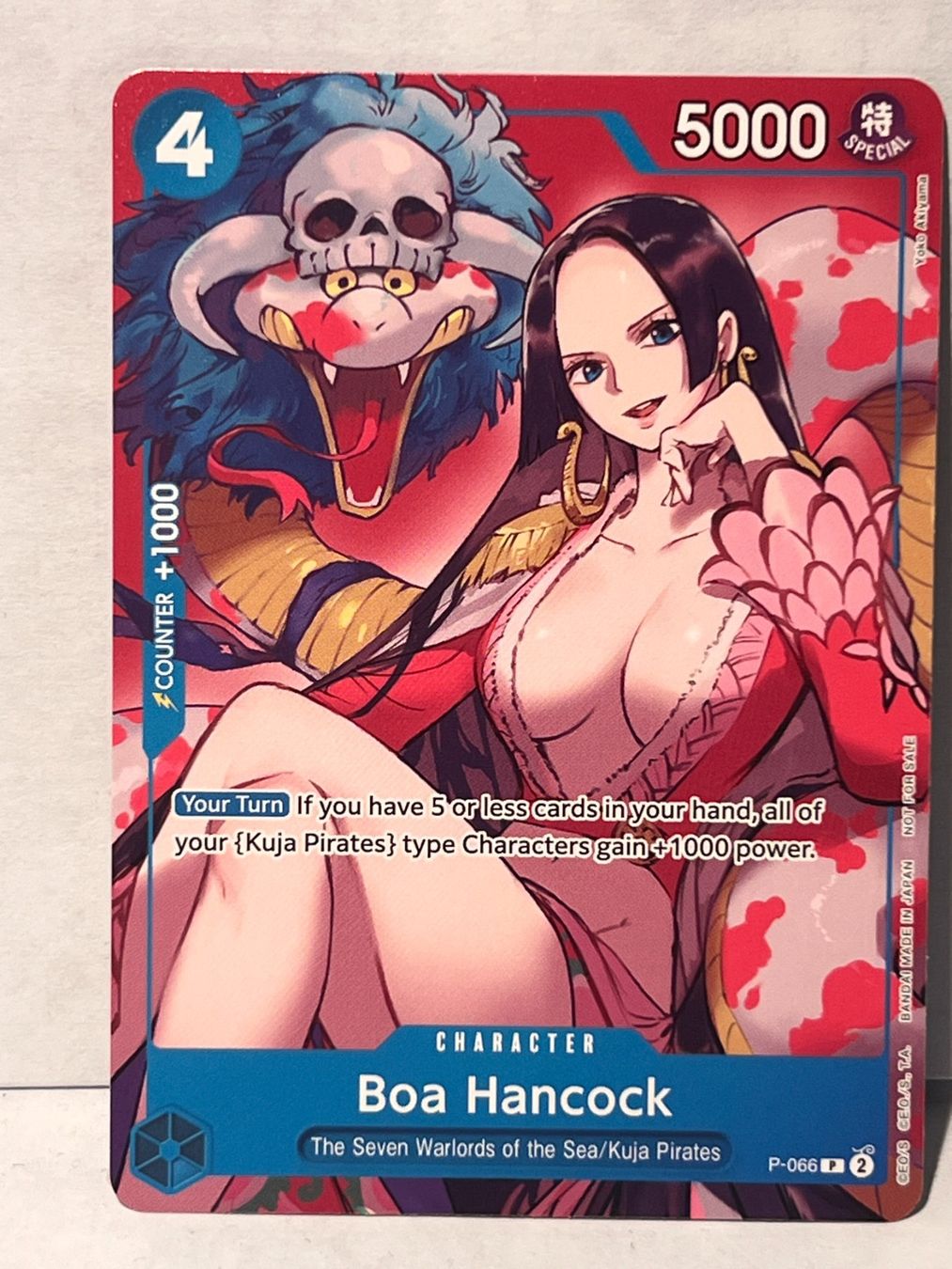 Bandai Sammelbilder & Trading cards: One Piece TCG Boa Hancock / P-066 – Gebraucht aus Langenthal von Thunderboltli