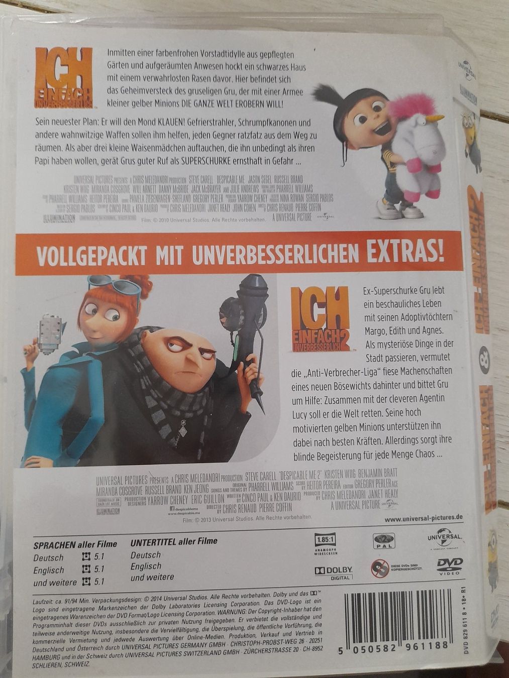 Tutti i DVDs: DVD Ich einfach unverbesserlich und 2 - 2 Filme – Usato da Eiken venduto da Lashar 2