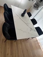 8 x Esszimmerstühle in schwarz, Sehr guter Zustand 