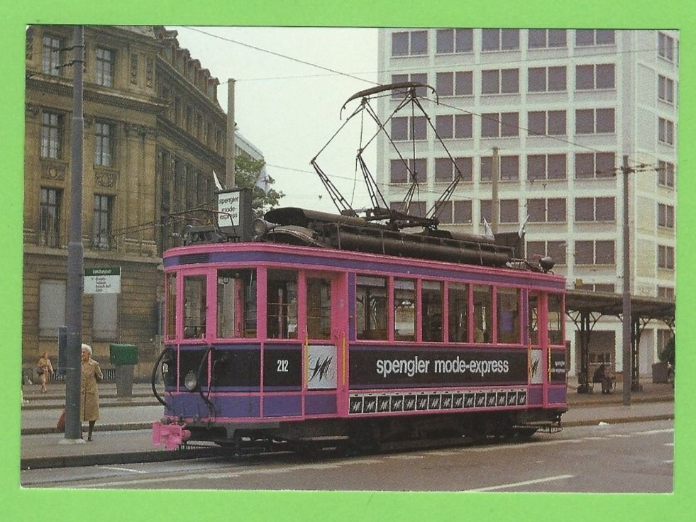 Cartes postales: Basler Tram, Be 2/2 212, "Mode-Express" – D'occasion à Zürich par t24_de
