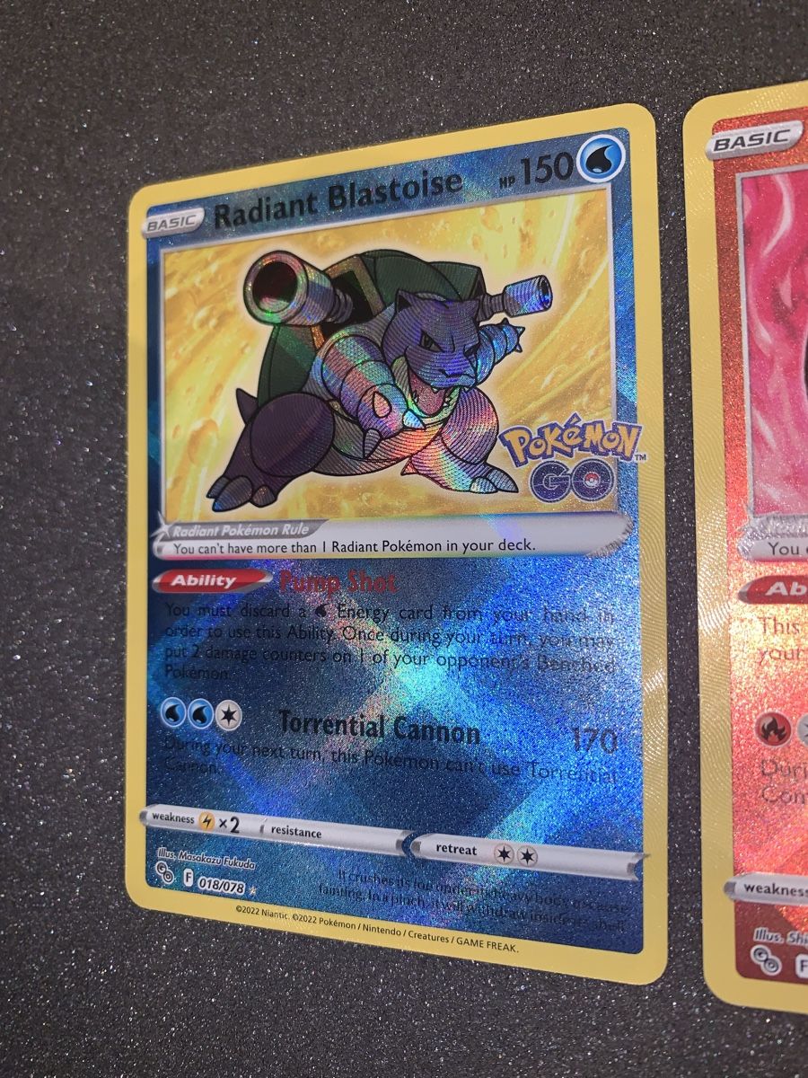 Pokémon Sammelbilder & Trading cards: Radiant Charizard Blastoise Venusaur GO  – Gebraucht aus Bironico von ars_z6lb 6