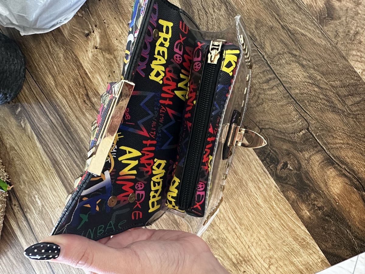 Borse: Tasche mit Graffiti-Print – Nuovo (secondo la descrizione) da Siebnen venduto da luana_cataleya 3