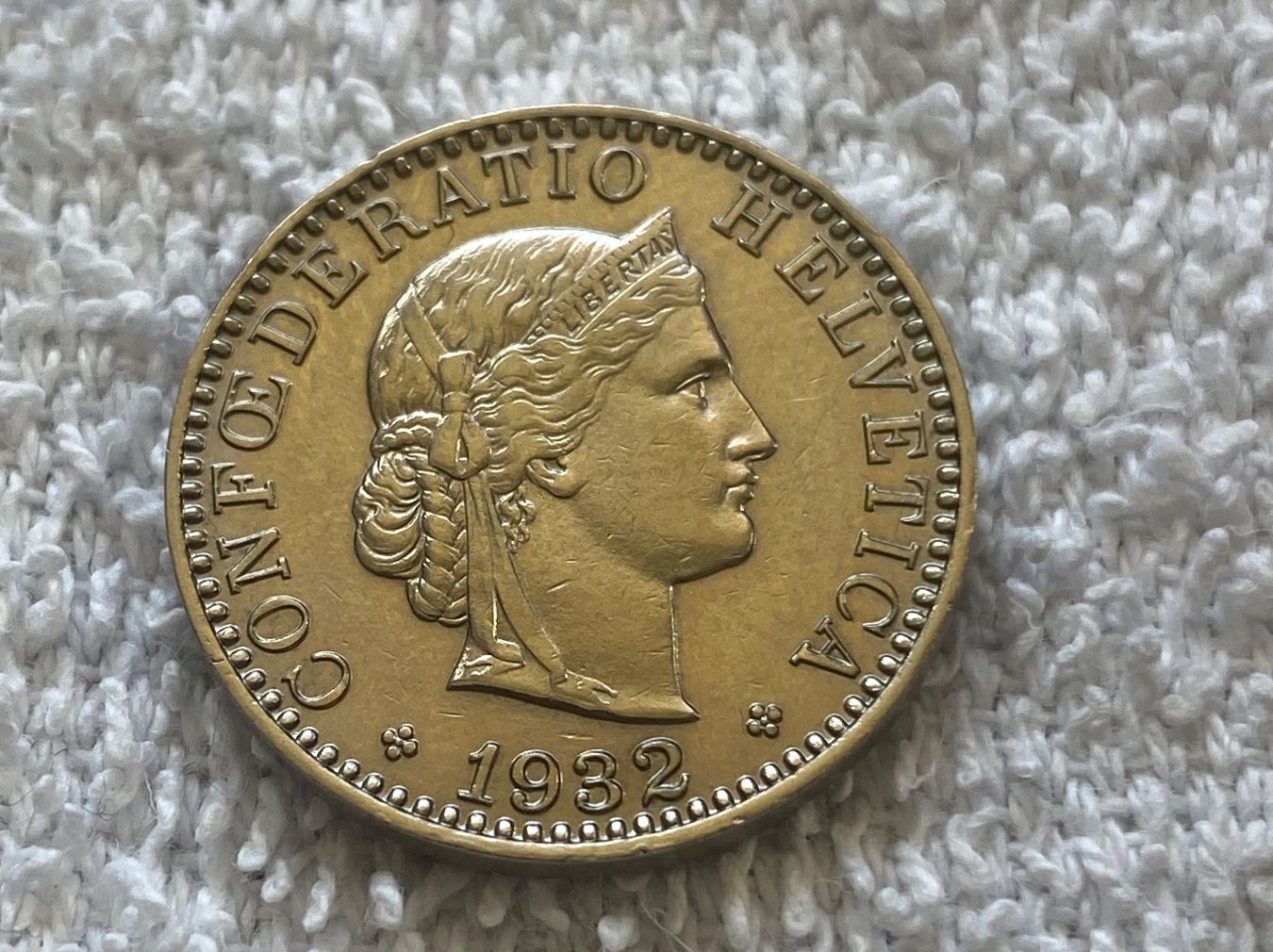 Tutti le monete: 20 centimes/rappen 1932 – Usato da Nyon venduto da Ilmi09