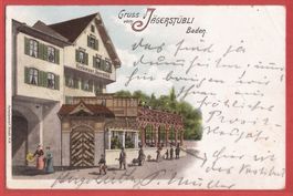 Baden Restaurant Jägerstübli an Rathausgasse 2 - ca. 1900