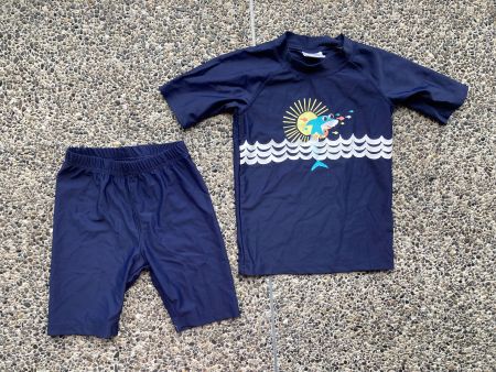 UV Badeanzug 2-teilig,  Badeshirt + Hose Gr. 110/116