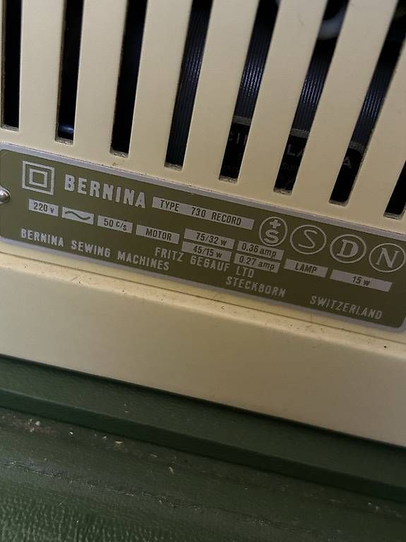 Macchine da cucire: Bernina Record 730 – Usato da Gerlafingen venduto da internacional 2