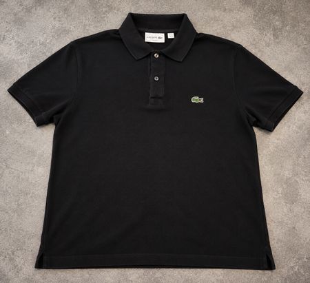 Polo Lacoste Noir Slim Fit Homme Taille M (FR 4 / US M)