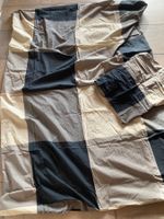 Bettwäsche Ikea; beige, grau, schwarz