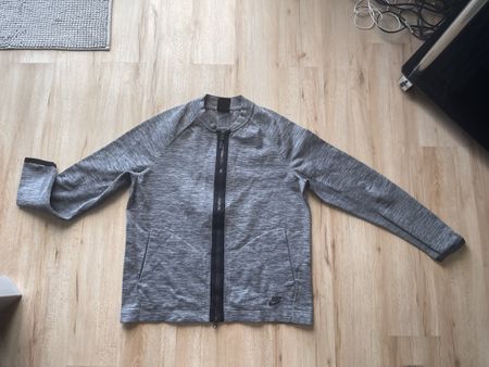 Veste Nike grise fermeture éclair  M  pour messieurs