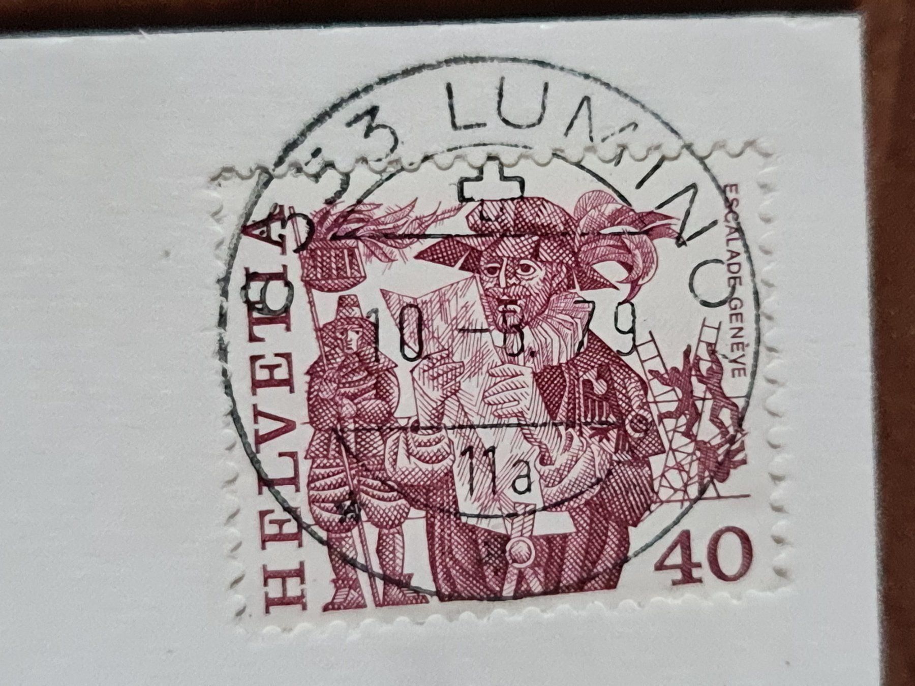 Cartoline postali: Ansichtskarte Morcote 1979 – Usato da Dintikon venduto da Vexi 1