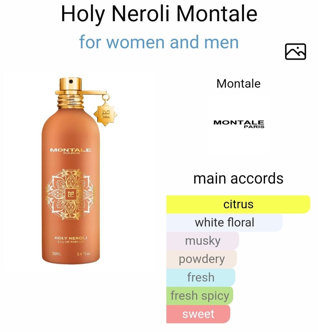 Montale Profumi & Eau de Toilette: MONTALE Holy Neroli – Nuovo (secondo la descrizione) da Utzigen venduto da DRAGONY23 2