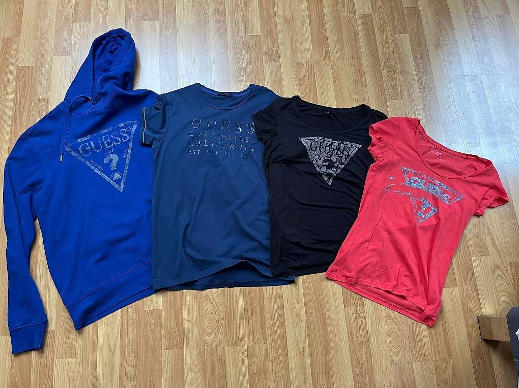 Lotti di vestiti: 4x guess pullover und t-shirts – Usato da Mörschwil venduto da nvcmi